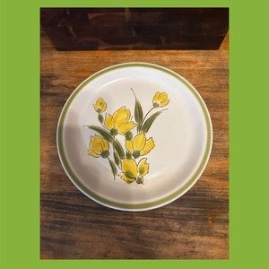 Vintage Stonybrook Stoneware Japan Spring Collection Floral Dinner Plate 10.5”